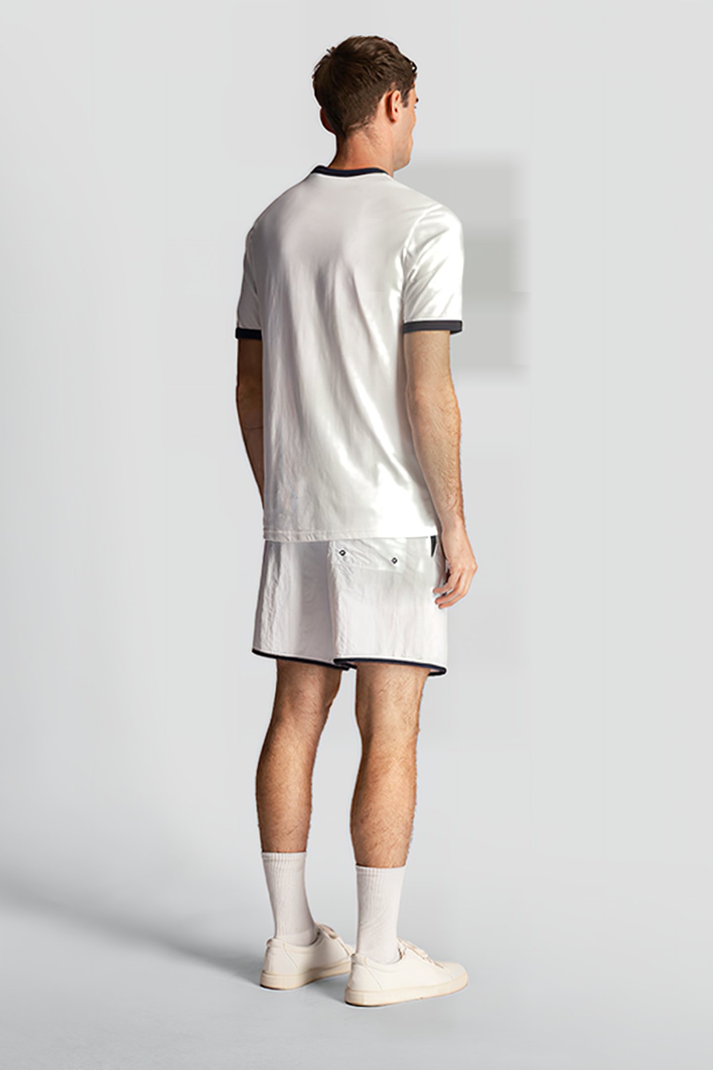 TONAL SWIM SHORTS WHITE 2