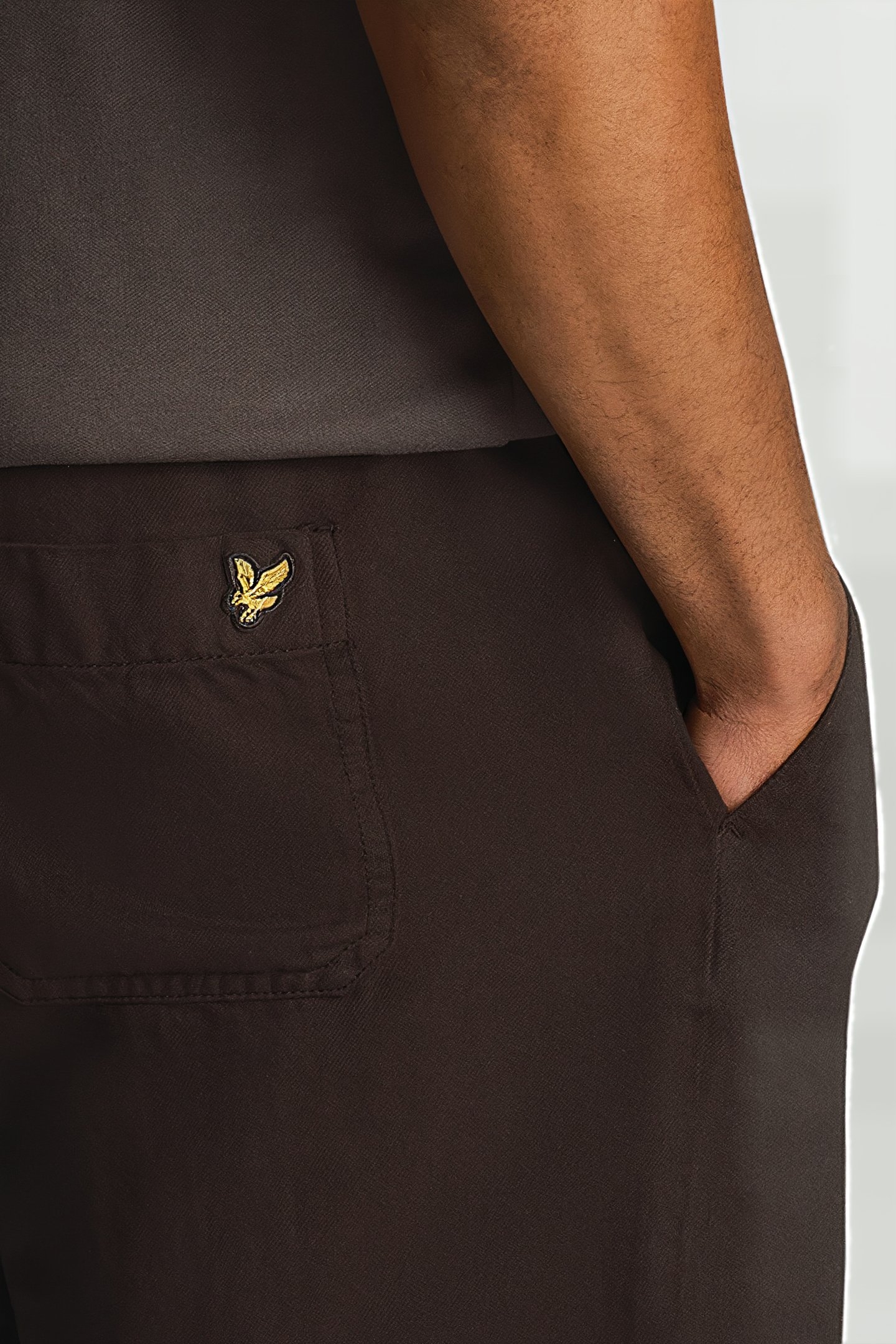 COTTON LINEN SHORT JET BLACK 5