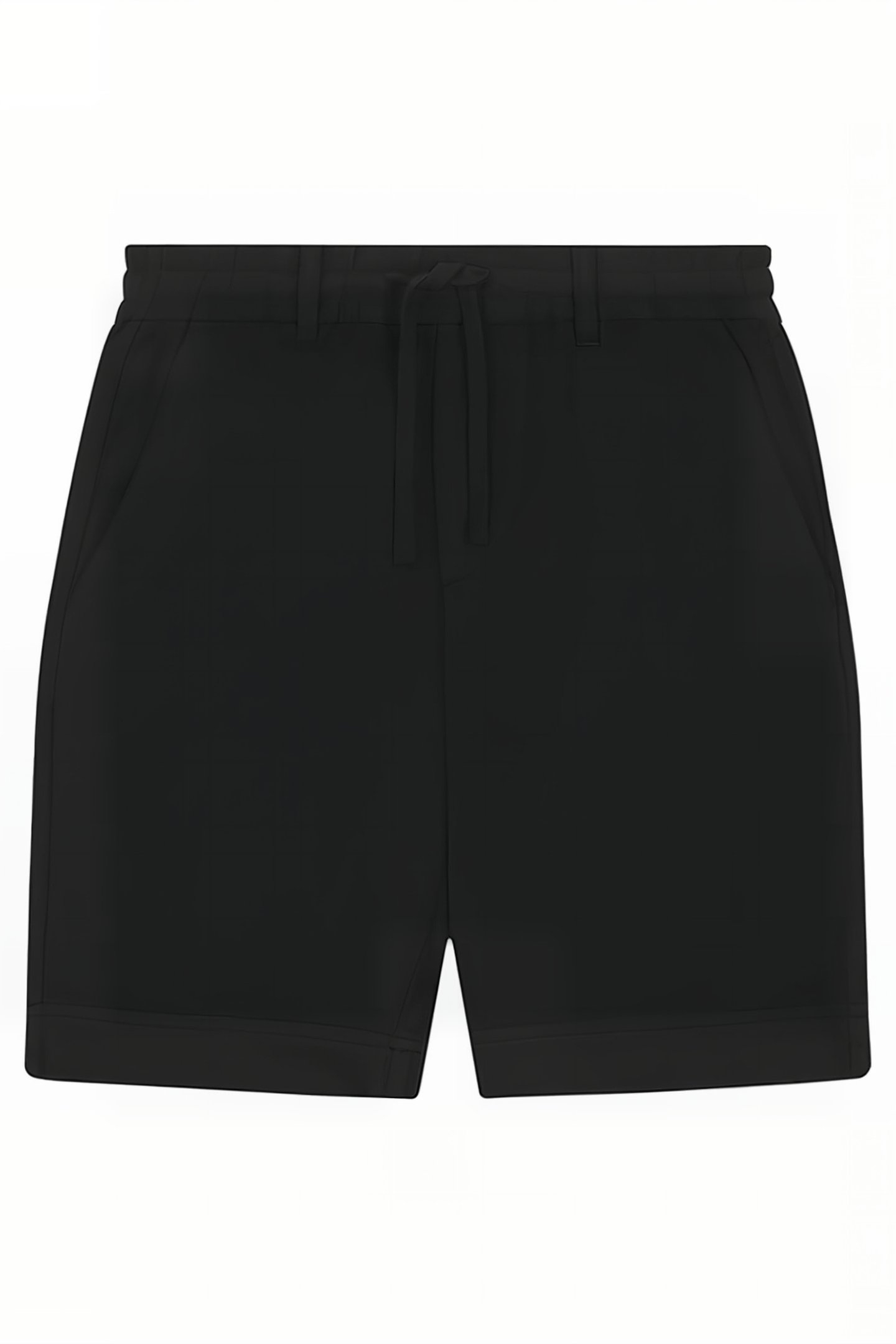 COTTON LINEN SHORT JET BLACK 3