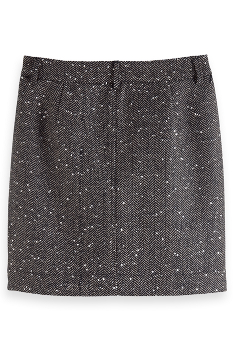 HERRINGBONE SEQUIN HIGH RISE MINI SKIRT SEQUIN HERRINGBONE 2