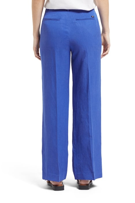 EDIE - HIGH RISE WIDE LEG TROUSERS ELECTRIC BLUE 2