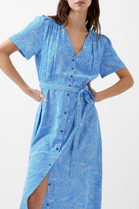 BERNICE ELITAN BUTTN THRGH DRS BLU MIST/BLU SEASTAR 4