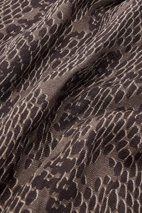 BROKEN ANIMAL PRINT SCARF NUTMEG 3