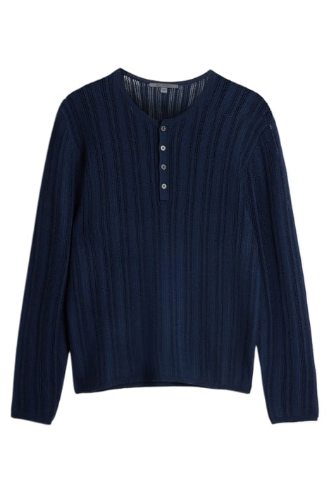 SALETE REGULAR FIT HENLEY NAVY 2