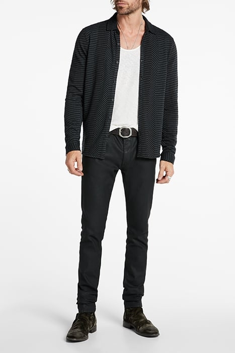 HENDERSON LS SHIRT IN BRO BLACK 1