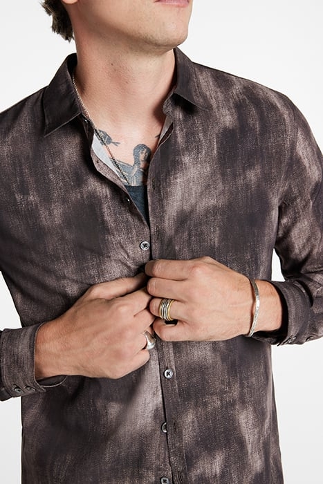 MULTI BUTTON SLIM FIT SHIRT BRANDY 3