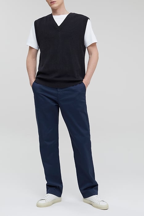 NASSAU STRAIGHT PANTS BLACK NAVY 2