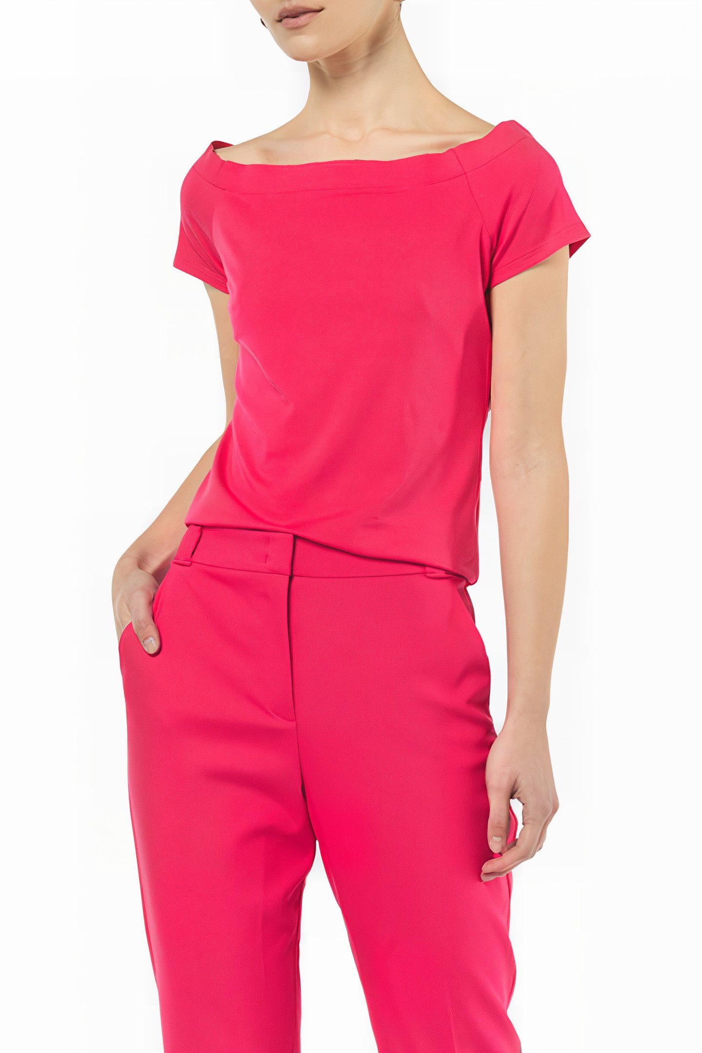 COMMA T-SHIRTS FUCSIA 1