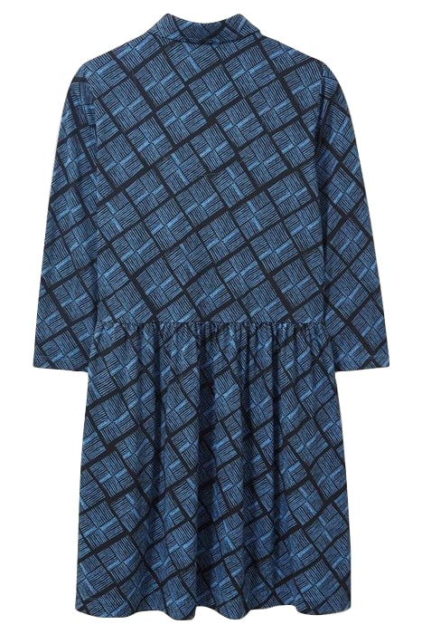 EVERLY JERSEY SHIRT DRESS BLACK MULTI 3