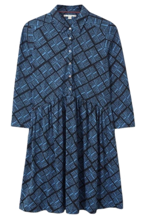 EVERLY JERSEY SHIRT DRESS BLACK MULTI 2