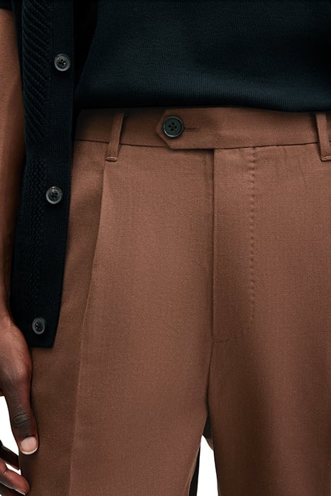 TALLIS TROUSER BLUNT BROWN 6