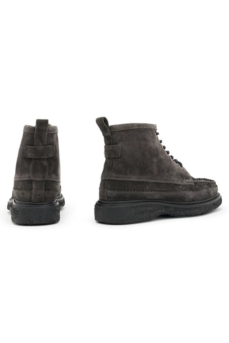 GIBBS MOC SUEDE BOOT CHARCOAL GREY 3
