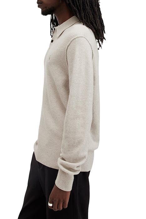 STATTEN LS POLO PALE GREY 5