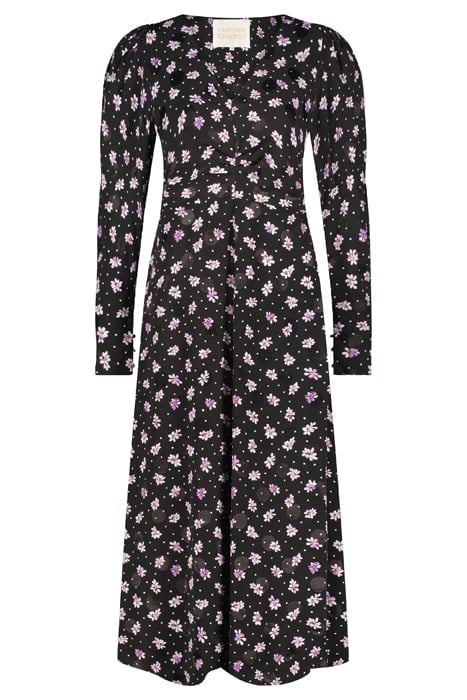 VERA DRESS BLACK/GRAPE 3