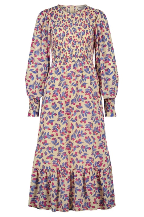 CARO DRESS CORNFLOWER BLUE/PINK 1