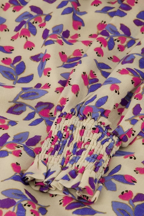 CARO DRESS CORNFLOWER BLUE/PINK 2