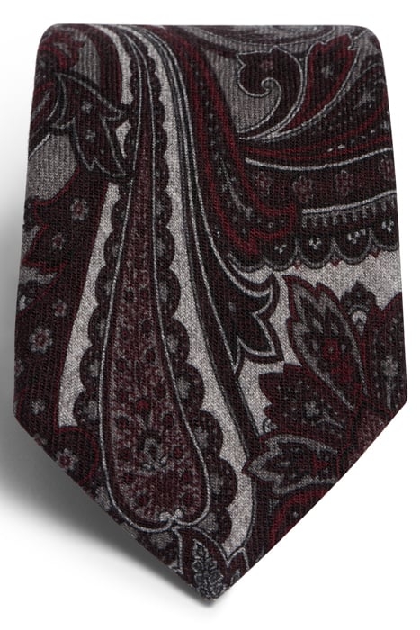 DARK RED PAISLEY PAISLEY TIE 2