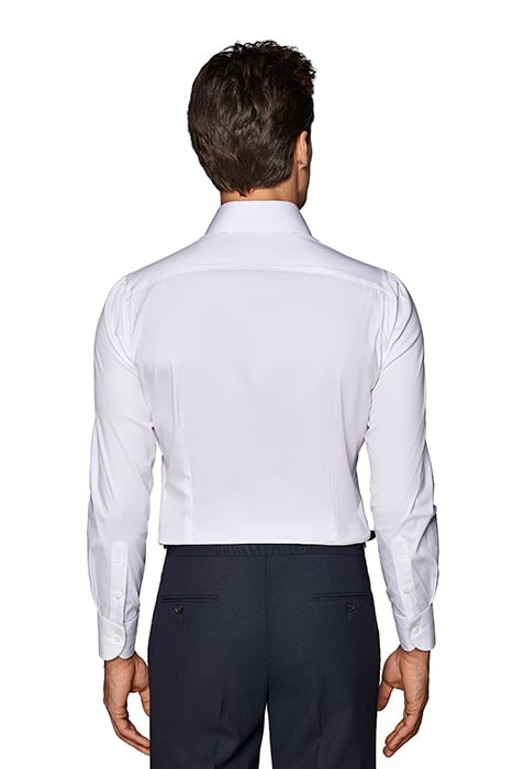 WHITE POPLIN EXTRA SLIM FIT SHIRT 2