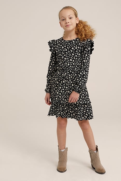 DRESS MID LENGTH BLACK 2