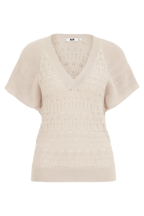 KNITTED PULLOVER BEIGE 4