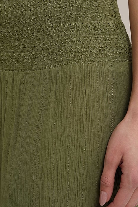 SKIRT MEDIUM LENGTH OLIVE GREEN 5