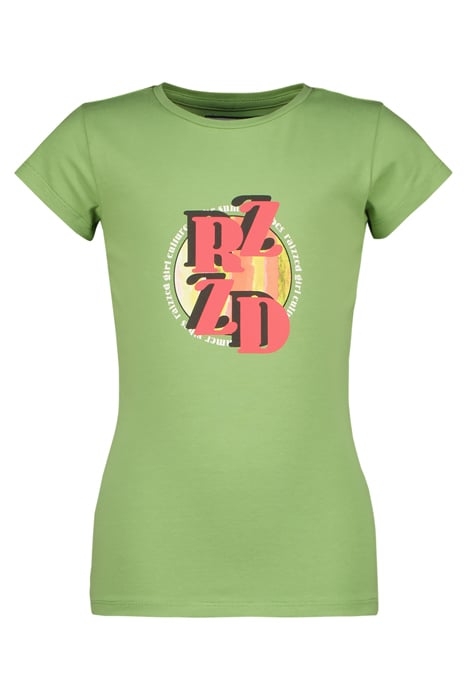 GIRLS MALA T-SHIRT MOSS GREEN 1