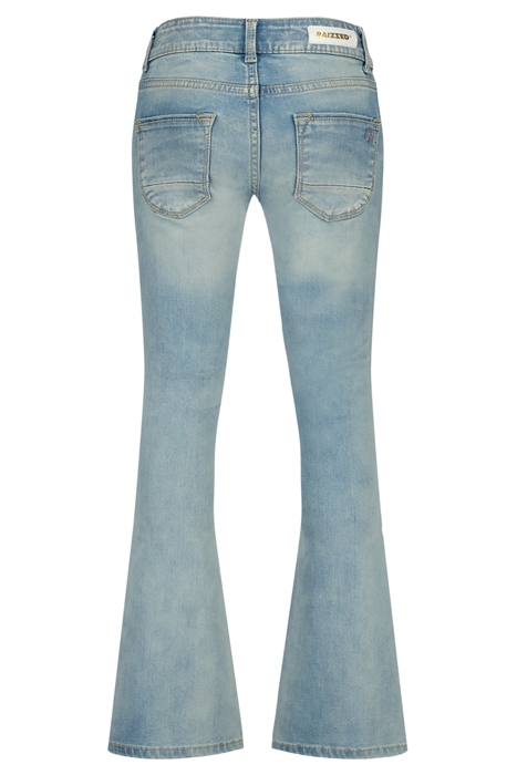 GIRLS MELBOURNE CRAFTED JEANS LIGHT BLUE STONE 2