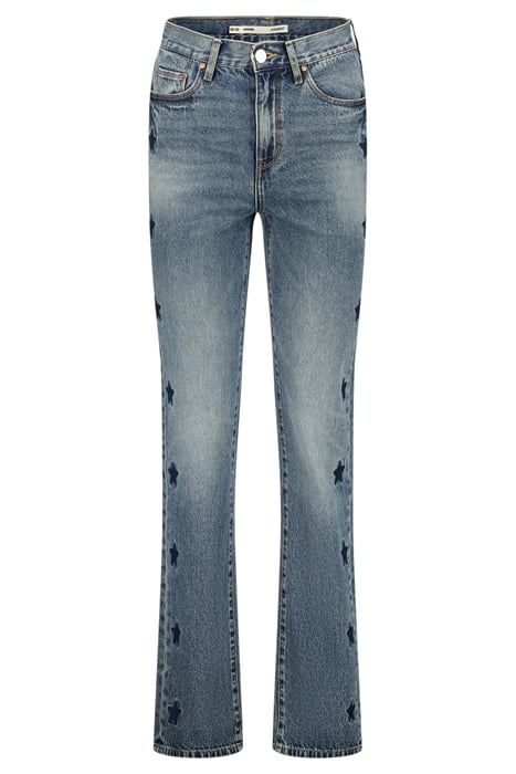 SUNSET STAR JEANS DARK BLUE STONE 1