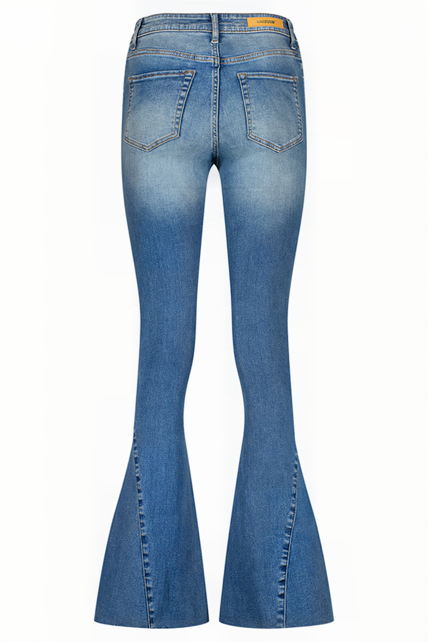 SUNRISE SEAM JEANS MID BLUE STONE 2