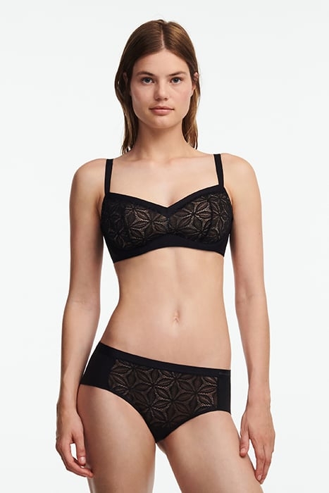 CO BRA UNDERW. HALF CUP LACE BLACK 1