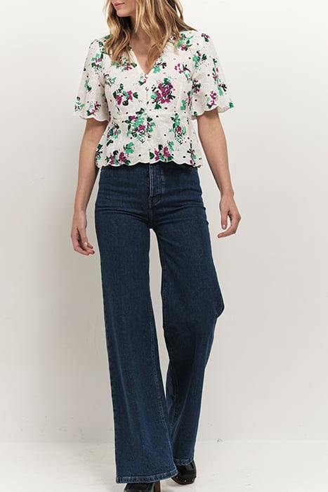 CAPELA - OFF WHITE SHIRT WITH HOLIDAY PRINT 1