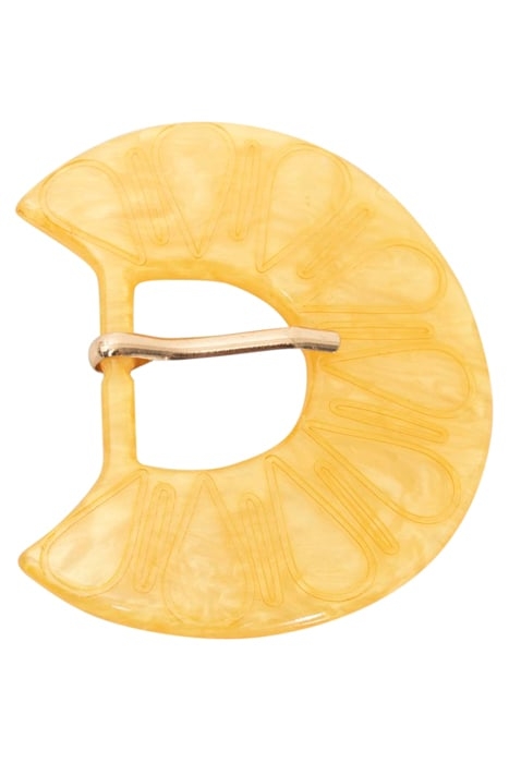 AMAL - FANCY RESIN REMOVABLE HONEY BELT BUCKLE 1