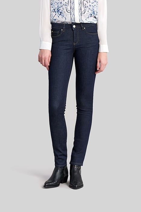 LOW WAIST BLUE SLIM JEANS 1