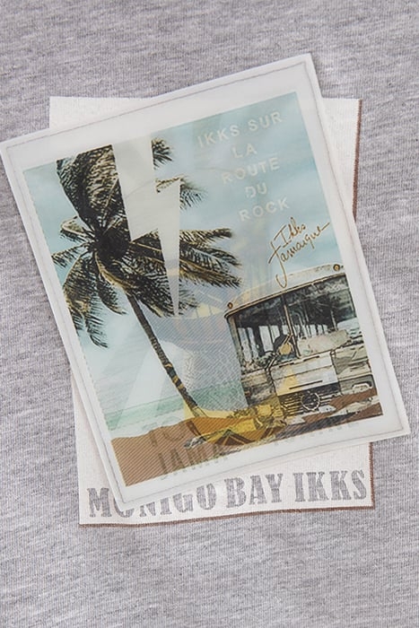 BABY BOYS’ GREY T-SHIRT PERCUSSION LENTICULAR IMAGE 7