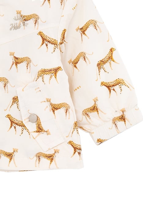 BABY GIRLS’ ECRU WINDCHEATER WITH LITTLE PANTHERS PRINT 5