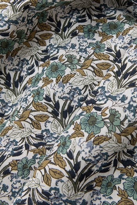 BOYS’ KHAKI SHIRT WITH GREEN FLOWER PRINT 6