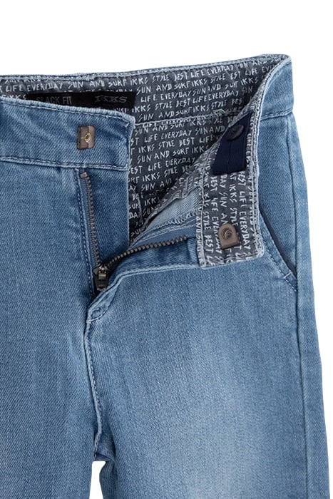 BOYS’ BLUE STRAIGHT JEANS WITH PIPED POCKETS 4