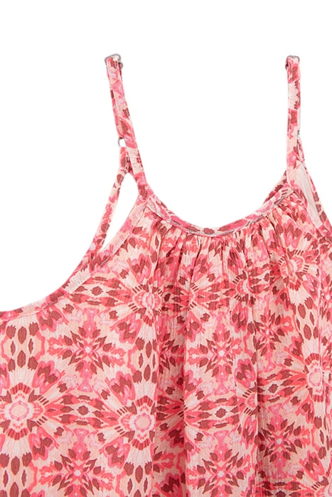 GIRLS’ PINK CAMISOLE WITH ETHNIC PRINT 3