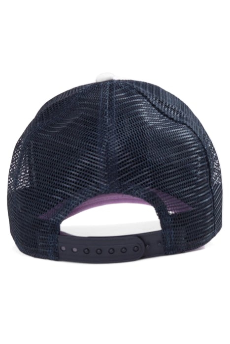 BOYS’ PURPLE, WHITE, AND NAVY MESH CAP 3