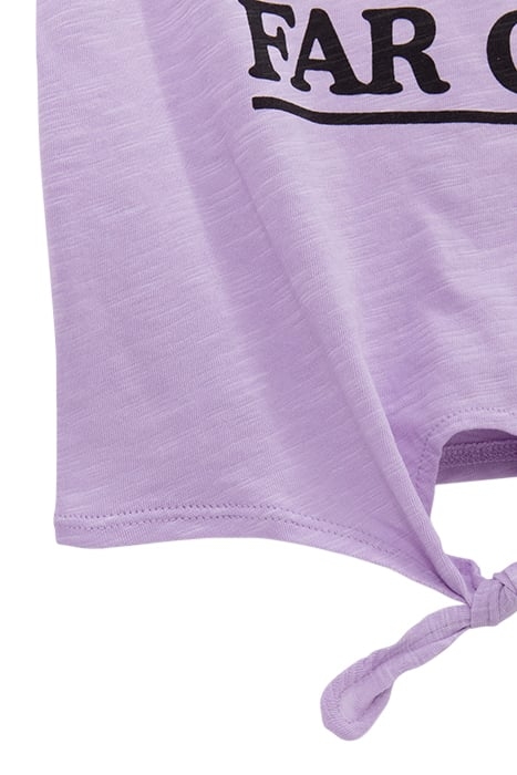 GIRLS’ LILAC T-SHIRT TO TIE WITH SNOOPY IMAGE 4