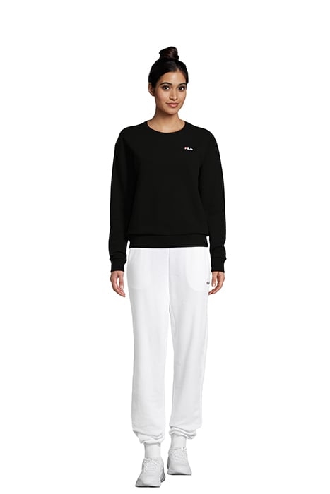 BANTIN SLIGHTLY CROPPED CREW SWEAT BLACK 3