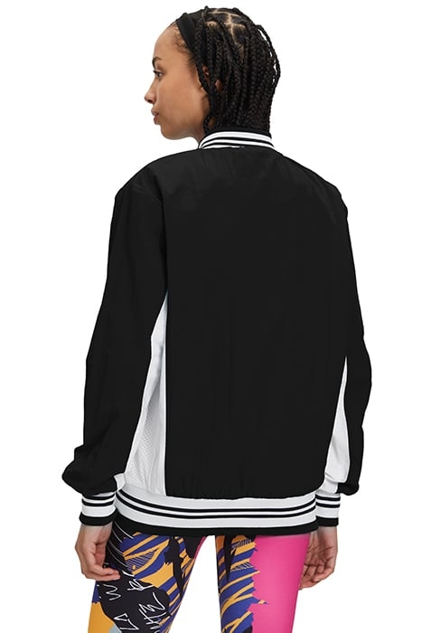 CRINKLE NYLON SETTANTA JACKET BLACK / WHITE 2