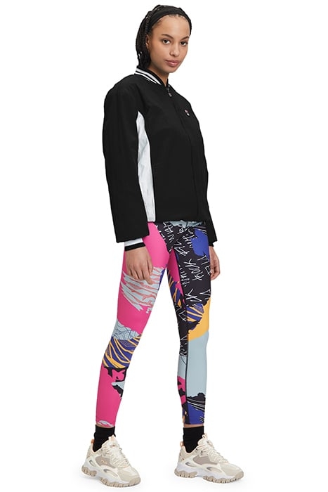 CRINKLE NYLON SETTANTA JACKET BLACK / WHITE 6