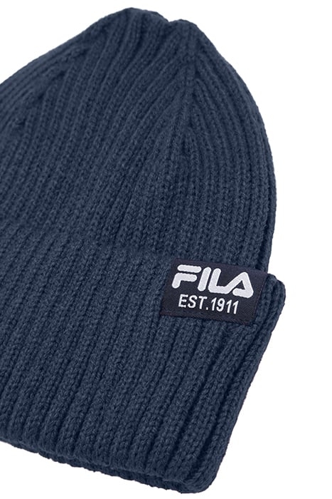 BUTTE FISHERMAN BEANIE WITH FLAG LOGO BLACK IRIS 3