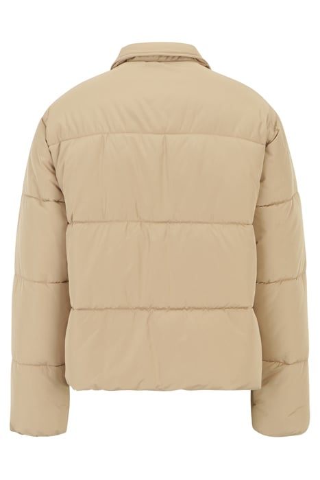 LEILA PUFFER COACH JACKET CORNSTALK 5