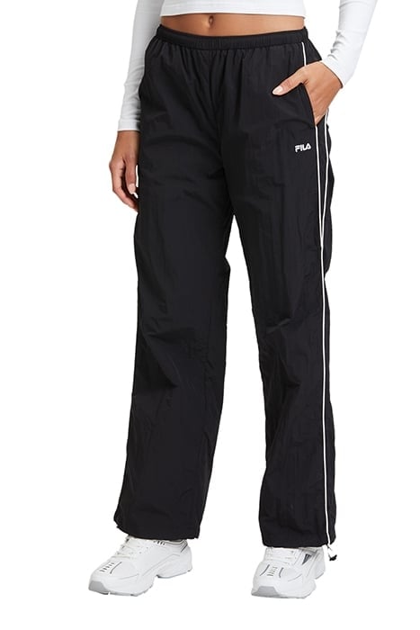 LAPLACE LOW WAIST OVERSIZED TRACK PANTS BLACK 1