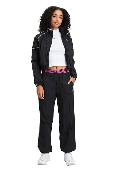 LAPLACE LOW WAIST OVERSIZED TRACK PANTS BLACK 3