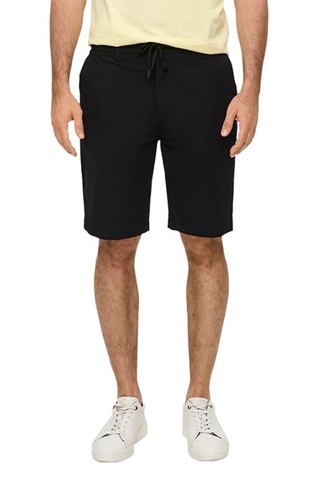 S.OLIVER SHORTS BLACK 1