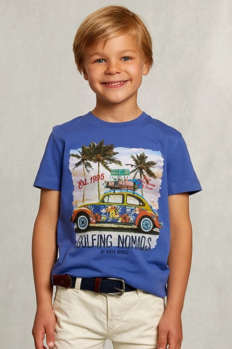 DEEP BLUE NORMAL FIT T-SHIRT 1