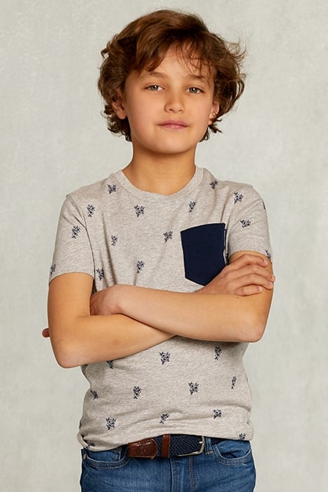 CUSTOM FIT GREY T-SHIRT 1